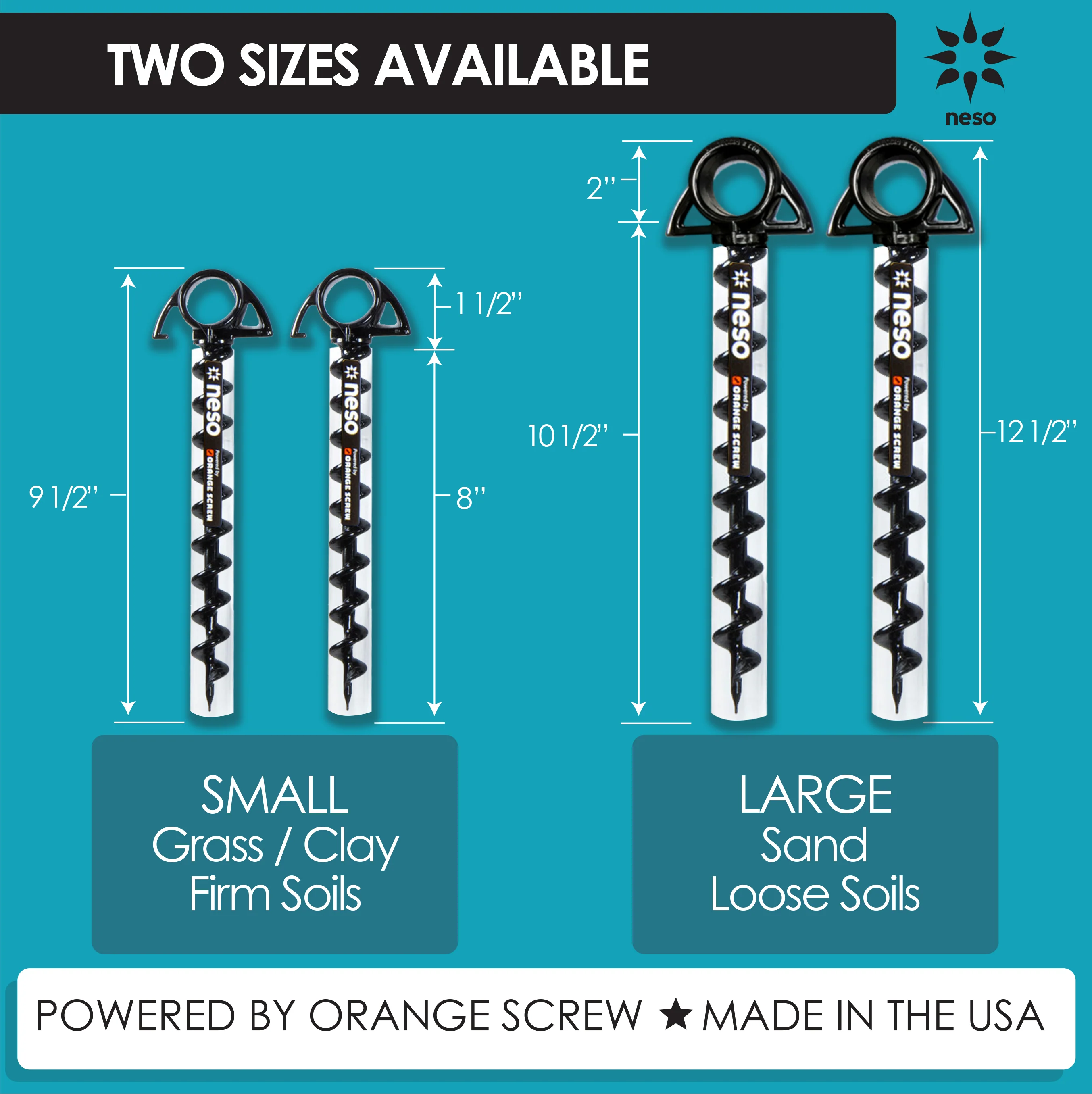 Ground Screw Stakes - 4 PK - Image 5